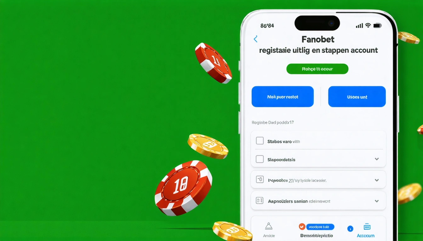Fanobet registratie uitleg en stappen voor account